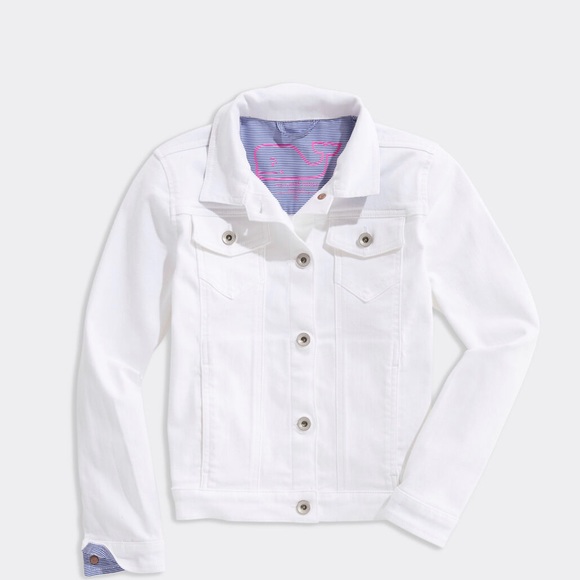 Vineyard Vines Girls Jean Jacket size small - Picture 3 of 10